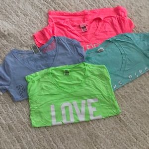 4 PINK T-shirt’s